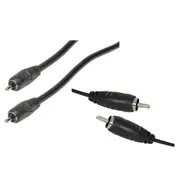 [Jaycar] RCA Plug to Plug RG59U Coaxial Cable (Yellow) - 3m