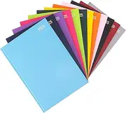 2025 A4 A5 Day to Page Diary Full Year Planner Desk Hardback Academic Organiser for Home Office School (A4 Page a Day, Sky)