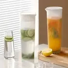 Large Capacity Cold Brew Bottle U-Shaped Fruit Tea Bucket Refrigerator