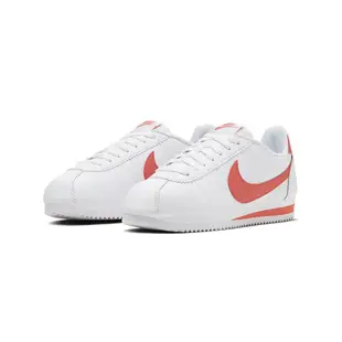 NIKE 女鞋 W CLASSIC CORTEZ 阿甘鞋 白橘紅【A-KAY0】【807471-115】