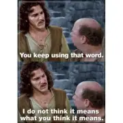 THE PRINCESS BRIDE WHAT YOU THINK IT MEANS ATA-BOY MAGNET NEW