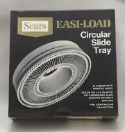 Circular Slide Tray SEARS Easi-Load 100 2x2 Slide Capacity #9985 NEW Sealed Vtg