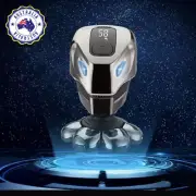 7D Electric Head Shavers for Bald Men Head Razors w/Nose&Ear Trimmer LED Display