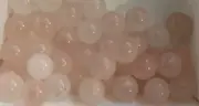 50 Pc 6mm Vintage But New 6mm Rose Quartz Mini Spheres Metaphysical Chakra Reiki