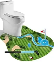 2024 New Glow in The Dark Toilet Golf, Toilet Games Mini Golf, Gag Gifts, Mens Gifts Ideas, Gifts for Men Unique，Funny Christmas Novelty Gifts, Dad for Men Husband