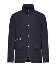 button-down jacket IT52,IT50 dark blue