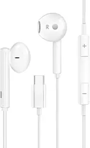 [KP TECHNOLOGY] Earphones For Oppo Reno 8 5G / Oppo Reno8 Pro 5G - In-Ear Headphones Earbuds with USB Type C interface [Remote & Microphone] Noise Isolating, High Definition Sound For Oppo Reno 8