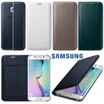 SAMSUNG 正原廠 三星 GALAXY S6 原廠翻頁式皮套(PU) FLIP WALLET(金)