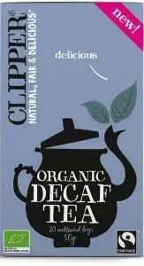 Clipper Organic Black Decaf Tea 20Teabags (50g)