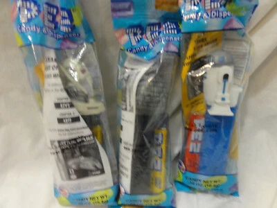 PEZ Lot 3 STAR WARS ~ General Grievous, Death Star, R2D2 ~ NEw