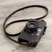 Genuine Leather Camera Neck Shoulder Strap Sling for SLR DSLR Retro Brown New