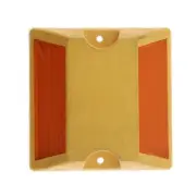 8PCS Road Marker Reflector for Highway Pavement Driveway One-Side Yellow For