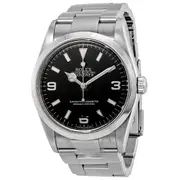 Original Pre-owned Rolex Explorer 1 Black Dial Men's Watch 114270BKASO