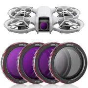 4pcs Drone Camera Lens Filter Kit UV/ND 8/ND 16/ND 32 For DJI Neo Accessories