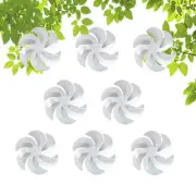 8 X Anti Bird Windmill Silver Bird Drive Windmill Reflective Garden Bird Scare