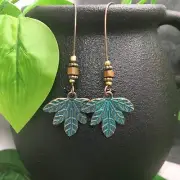 2" Bronze-tone Earring Set Bohemian Retro Dangle Drop Hook New Free Ship 7852