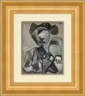 Pablo Picasso Musketeer Custom Framed Print