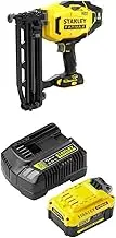 18V STANLEY FATMAX V20 16GA NAILER – BARE UNIT & 4AH BATTERY STARTER KIT BUNDLE