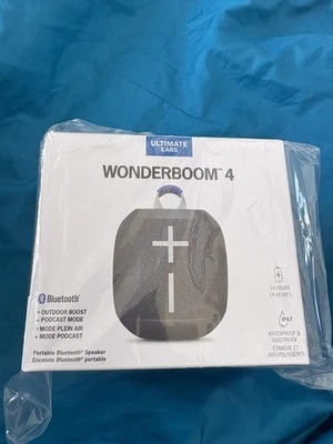 Ultimate Ears WONDERBOOM 4 Portable Wireless Bluetooth Mini Speaker Waterproof