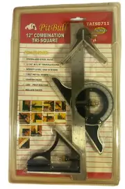 Vintage Pitbull A.J. WholeSale 12" Combination Tri-Square TAIS0711 Sealed