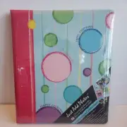 Just Add Photos 8.5x 11 Postbound Album Kit-12 PreMade Pages/Stickers NOS Desc