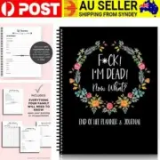 Fuck I'm Dead: Im Dead Now What Planning Book , End of Life Planner 1pc Book
