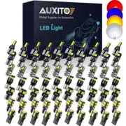 10pcs White 194 168 W5W T10 LED Car Parker Light Globe Bulbs 16/24smd 6500k (for: Smart)