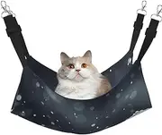 EdWal Ladybug on Daisy Flower print Soft Sleeping Hammock Cat Hammock for Cage Hanging,Pet Hammock Bed Adjustable for Small Animals