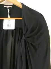 Sass & Bide Crazy Beautiful Silk Crepe Cape Jacket Wrap Kimono *New* OSFM