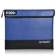 4200℉ Fireproof Bag for Cash Documents and Valuables - A4 11x13.3" - Waterpro...