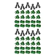 50Pcs Trellis Clip Rotatable Rod Connectors for Tomato Cage Plant Stakes