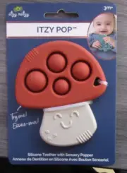 NEW Itzy Pop Silicone Teether with Sensory Popper Baby Infant 3M+ | Itzy Ritzy