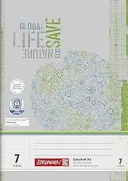 Brunnen 104510701 Recycling School Notebook A5 (16 Sheets, Single Booklet)