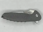 Peter Carey Nitro Dark stonewashed Titanium Flipper 20CV D/P Bladeshow