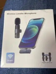 Wireless Lavalier Microphone for iPhone One to Two Content Creator Bluetooth New