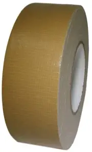 T.R.U. Industrial Duct Tape. Waterproof UV Resistant Beige- Tan 2.5 in X 60 Yd.