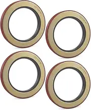 Oil Seal 010-056-00 Fit for Dexter 10K 12K 15K trailer axles, for AL-KO 10K-16K axles, Replace 568217 091023 ID 3.125" x OD 4.50" Trailer Axle Bearing Seal 4PCS