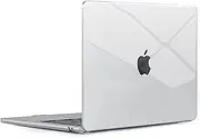 BlueSwan Compatible with MacBook Pro 13 inch Case 2024-2017 A2338 M2/M1Chip A2289 A2251 A2159 A1989 A1706, Protective Plastic Hard Shell Case, Clear