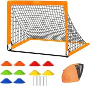 Kids Soccer Goal Pop up Soccer Goals Set for Backyard Easy Assembly Play Soccer