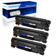 3× CF283X 83X Toner fit for HP LaserJet Pro MFP M125a M126nw M127fn M125fp M201n
