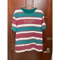 在飛比找蝦皮購物優惠-Guess T-shirt 條紋上衣