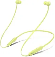 [Beats] Flex Wireless Earbuds – Apple W1 Headphone Chip, Magnetic Earphones, Class 1 Bluetooth, 12 Hours of Listening Time, Built-in Microphone - Yuzu Yellow