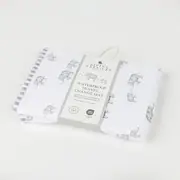 Living Textiles - Change Pad Mat - Watercolour Elephant