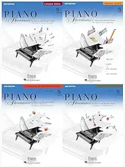 Faber Piano Adventures Level 2A Set (4 Books) 2nd Edition - Lesson, Theory, Technique & Artistry, Performance