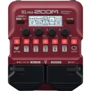 ZOOM B1 FOUR Bass Multi-Effector, Red NEW