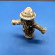 Wade Whimsies Figurine Calendar Series Scarecrow Fall Red Rose Tea