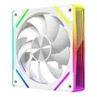 120mm PC Case Fan 4 Pin PWM Case Fan for Computer Case Cooling (White REGULAR)
