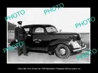 OLD 8x6 HISTORIC PHOTO OF GLACE BAY NOVA SCOTIA STUDEBAKER POLICE CAR c1940