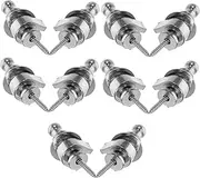 Abaodam Pcs Guitar Strap Locks Set Anti-slip Metal Strap Buttons for Acoustic Electric Guitars
