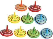 JOINPAYA Wooden Gyro Top Handmade Boys and Girls Toy Safe and Enhance Hand-Eye Coordination for Children Random
